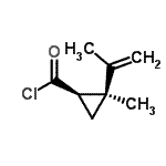 CAS#: 86133-43-9, (1R,2S)-2-Isopropenyl-2-methylcyclopropanecarbonyl chloride