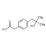 CAS#: 861448-74-0, [4-(2-Hydroxy-2-methylpropyl)phenyl]acetic acid