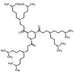 CAS#: 86154-34-9, 1,1',1''-(1,3,5-Triazinane-1,3,5-triyl)tris(3-{bis[3-(dimethylamino)propyl]amino}-1-propanone)