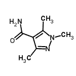 CAS#: 861586-14-3, 1,3,5-Trimethyl-1H-pyrazole-4-carboxamide