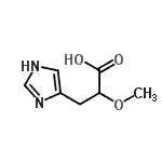CAS 登录号：861595-02-0， 3-(1H-咪唑-4-基)-2-甲氧基丙酸
