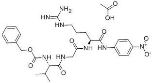 CAS#: 86170-43-6, N-Cbz-Val-Gly-Arg p-Nitroanilide Acetate Salt