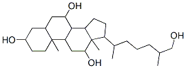 CAS#: 862-53-3, 17-(7-Hydroxy-6-Methyl-Heptan-2-Yl)-10,13-Dimethyl-2,3,4,5,6,7,8,9,11,12,14,15,16,17-Tetradecahydro-1H-Cyclopenta[a]Phenanthrene-3,7,12-Triol