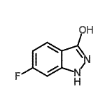 CAS#: 862274-39-3, 6-Fluoro-1H-indazol-3-ol
