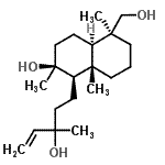 CAS#: 86248-66-0, (1R,2S,4aR,5S,8aS)-5-(Hydroxymethyl)-1-(3-hydroxy-3-methyl-4-penten-1-yl)-2,5,8a-trimethyldecahydro-2-naphthalenol
