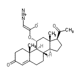 CAS#: 86271-88-7, (E)-2-Diazonio-1-{[(11alpha)-3,20-dioxopregn-4-en-11-yl]oxy}ethenolate