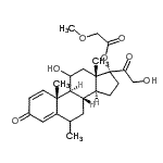 CAS#: 86282-02-2, 11,21-Dihydroxy-6-methyl-3,20-dioxopregna-1,4-dien-17-yl methoxyacetate