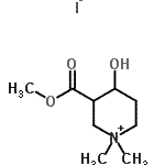 CAS#: 86343-58-0, 4-Hydroxy-3-(methoxycarbonyl)-1,1-dimethylpiperidinium iodide