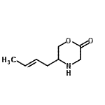 CAS#: 863554-80-7, 5-[(2E)-2-Buten-1-yl]-2-morpholinone