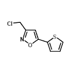 CAS#: 863669-57-2, 3-(Chloromethyl)-5-(2-thienyl)-1,2-oxazole