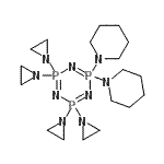 CAS#: 86384-16-9, 2,2,4,4-Tetrakis(1-aziridinyl)-6,6-di(1-piperidinyl)-1,3,5,2lambda<sup>5</sup>,4lambda<sup>5</sup>,6lambda<sup>5</sup>-triazatriphosphinine