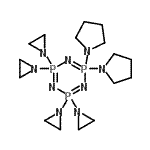 CAS#: 86384-17-0, 2,2,4,4-Tetrakis(1-aziridinyl)-6,6-di(1-pyrrolidinyl)-1,3,5,2lambda<sup>5</sup>,4lambda<sup>5</sup>,6lambda<sup>5</sup>-triazatriphosphinine