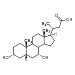 CAS 登录号：86386-61-0， (3R)-3-[(3R,5S,7R,10S,13R,17R)-3,7-二羟基-10,13-二甲基十六碳氢-1H-环戊二烯并[a]菲-17-基]丁酸