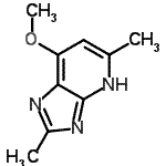 CAS#: 863877-93-4, 7-Methoxy-2,5-dimethyl-1H-imidazo[4,5-b]pyridine