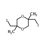 CAS#: 86408-35-7, 2,5-Bis(iodomethyl)-2,5-dimethyl-1,4-dioxane