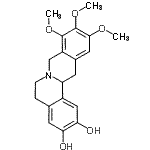 CAS 登录号：86414-28-0， 9,10,11-三甲氧基-5,8,13,13a-四氢-6H-异喹啉并[3,2-a]异喹啉-2,3-二醇