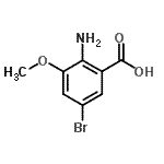 CAS#: 864293-44-7, 2-Amino-5-bromo-3-methoxybenzoic acid