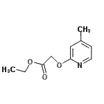 CAS#: 864684-80-0, Ethyl [(4-methyl-2-pyridinyl)oxy]acetate