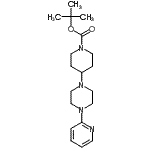CAS#: 864685-07-4, 2-Methyl-2-propanyl 4-[4-(2-pyridinyl)-1-piperazinyl]-1-piperidinecarboxylate