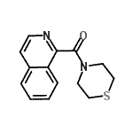 CAS#: 864685-18-7, 1-Isoquinolinyl(4-thiomorpholinyl)methanone