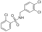 CAS#: 864685-51-8, 2-Chloro-N-(3,4-Dichloro-Benzyl)-Benzenesulfonamide
