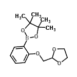 CAS#: 864754-12-1, 2-[2-(1,3-Dioxolan-2-ylmethoxy)phenyl]-4,4,5,5-tetramethyl-1,3,2-dioxaborolane