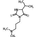 CAS#: 86503-12-0, 3-[3-(Dimethylamino)propyl]-5-isopropyl-2-thioxo-4-imidazolidinone
