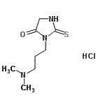 CAS#: 86503-26-6, 3-[3-(Dimethylamino)propyl]-2-thioxo-4-imidazolidinone hydrochloride (1:1)
