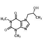 CAS#: 86540-96-7, 7-[(2R)-2-Hydroxypropyl]-1,3-dimethyl-3,7-dihydro-1H-purine-2,6-dione