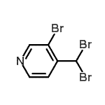 CAS 登录号：865449-16-7， 3-溴-4-(二溴甲基)吡啶