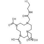 CAS 登录号：865470-67-3， 7-(羧甲基)-6-甲基-10-[2-氧代-2-(2-巯基乙基氨基)乙基]-1,4,7,10-四氮杂环十二烷-1,4-二甲酸