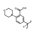 CAS#: 865471-20-1, 2-(4-Morpholinyl)-5-(trifluoromethyl)benzoic acid