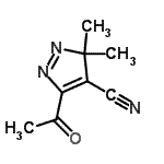 CAS#: 86557-02-0, 5-Acetyl-3,3-dimethyl-3H-pyrazole-4-carbonitrile
