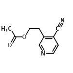 CAS#: 865611-00-3, 2-(4-Cyano-3-pyridinyl)ethyl acetate