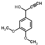 CAS#: 86577-96-0, 1-(3,4-Dimethoxyphenyl)-2-propyn-1-ol