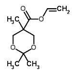 CAS#: 865860-80-6, Vinyl 2,2,5-trimethyl-1,3-dioxane-5-carboxylate
