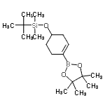 CAS#: 865869-27-8, Dimethyl(2-methyl-2-propanyl){[4-(4,4,5,5-tetramethyl-1,3,2-dioxaborolan-2-yl)-3-cyclohexen-1-yl]oxy}silane