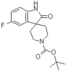 CAS#: 866028-06-0, 5-Fluoro-1,2-Dihydro-2-Oxo-Spiro[3H-Indole-3,4'-Piperidine]-1'-carboxylic Acid 1,1-Dimethylethyl Ester