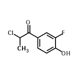 CAS#: 86615-79-4, 2-Chloro-1-(3-fluoro-4-hydroxyphenyl)-1-propanone