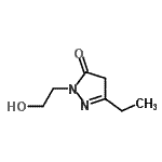 CAS#: 866472-81-3, 5-Ethyl-2-(2-hydroxyethyl)-2,4-dihydro-3H-pyrazol-3-one