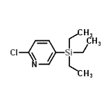 CAS#: 866755-17-1, 2-Chloro-5-(triethylsilyl)pyridine