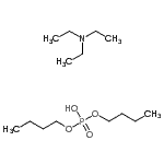 CAS#: 86695-30-9, Dibutyl hydrogen phosphate - N,N-diethylethanamine (1:1)