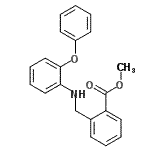 CAS 登录号：867252-14-0， 甲基2-{[(2-苯氧基苯基)氨基]甲基}苯甲酸酯