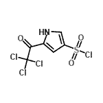 CAS 登录号：867330-05-0， 5-(三氯乙酰基)-1H-吡咯-3-磺酰氯