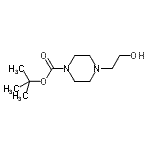 CAS#: 867359-85-1, 2-Methyl-2-propanyl 4-(2-hydroxyethyl)-1-piperazinecarboxylate