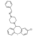 CAS#: 86758-89-6, (E)-N-[4-(2-Chloro-10,11-dihydrodibenzo[b,f]thiepin-10-yl)-1-piperazinyl]-1-phenylmethanimine