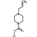 CAS 登录号：86780-40-7， 1-(4-烯丙基-1-哌嗪基)-2-氯乙酮