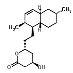 CAS#: 86827-77-2, (4R,6R)-6-{2-[(1S,2S,4aR,6R,8aS)-2,6-Dimethyl-1,2,4a,5,6,7,8,8a-octahydro-1-naphthalenyl]ethyl}-4-hydroxytetrahydro-2H-pyran-2-one