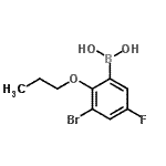 CAS#: 868272-84-8, (3-Bromo-5-fluoro-2-propoxyphenyl)boronic acid