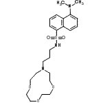 CAS#: 868365-96-2, 5-(Dimethylamino)-N-[3-(1,4,7-trithia-10-azacyclododecan-10-yl)propyl]-1-naphthalenesulfonamide